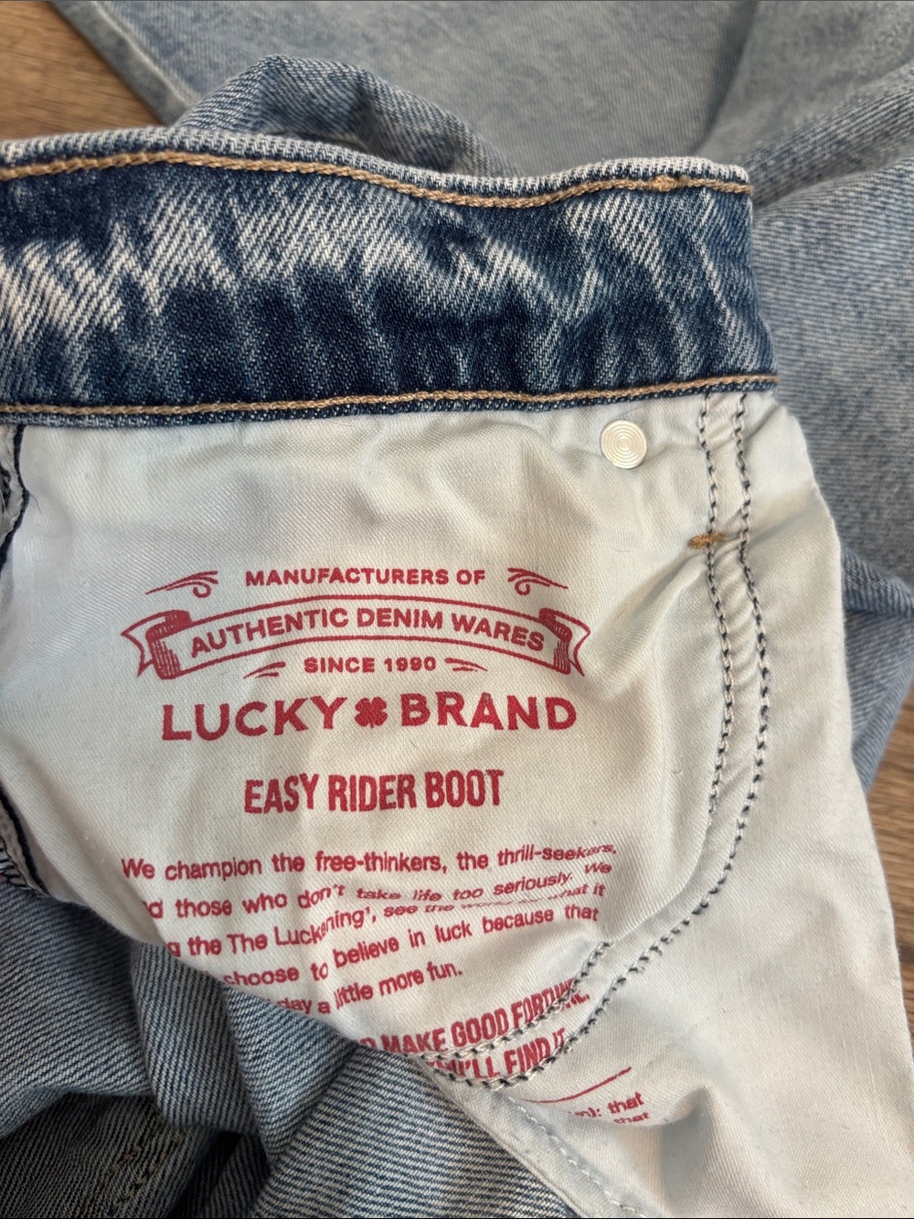 Lucky Brand Light Wash Easy Rider Boot Jeans - Picture 8 of 11